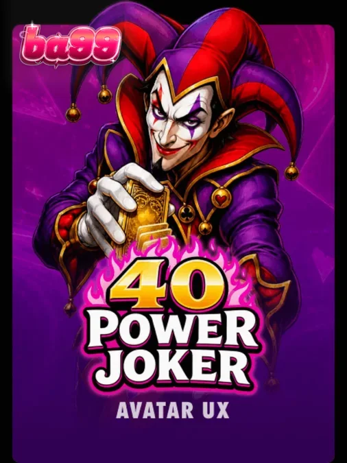 40 Power Joker slot machine neon fruit theme